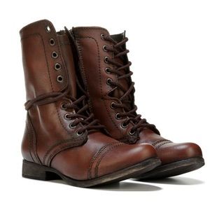 Brown Combat Boots